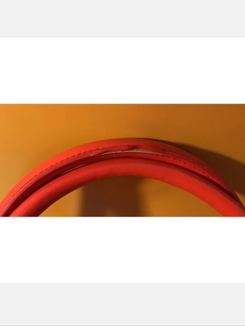 kate spade Red Embossed Patent Leather Tote - Picture 7 of 7